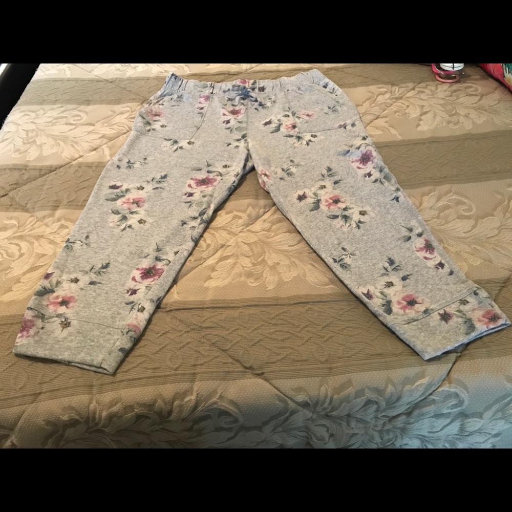 Floral Joggers